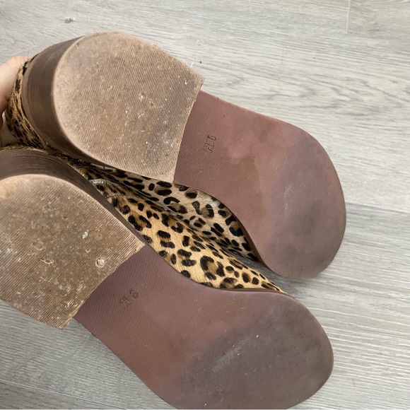 Coconuts leopard fur ankle boots - Picture 7 of 8